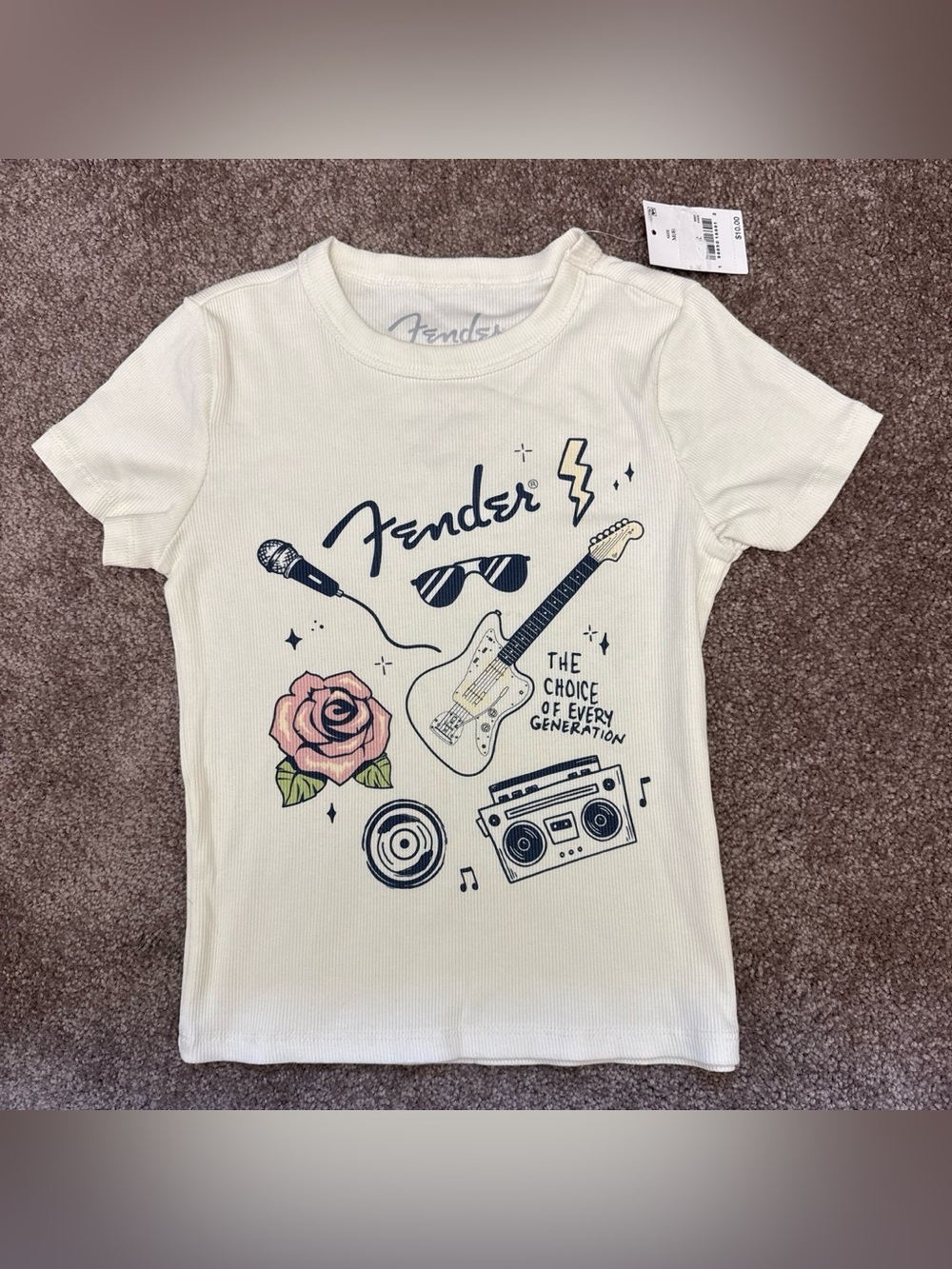 New Fender girls top sz M(8) ✨